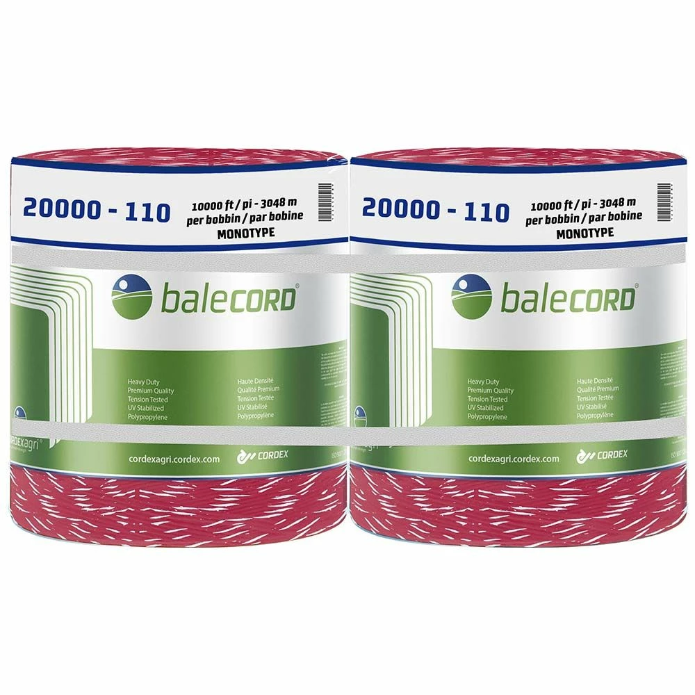 Outlet 💯 Balecord High-Visibility Red And White Mono-Type 20,000 Ft. Baler Twine 🎉 3 Outlet 💯 Balecord High-Visibility Red And White Mono-Type 20,000 Ft. Baler Twine 🎉
