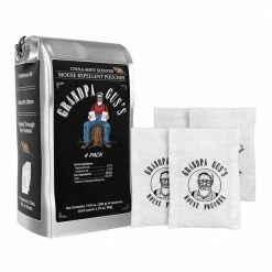 Deals ✨ Grandpa Gus's Mouse Repellent Pouches - 4 Pack 😉