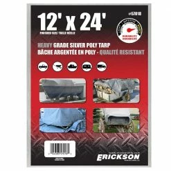 Discount 🎉 Erickson Heavy Duty Silver Poly Tarp 🥰 -Farm & Ranch popular shop 1010967new 1