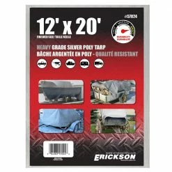 Discount 🎉 Erickson Heavy Duty Silver Poly Tarp 🥰 -Farm & Ranch popular shop 1066353new 1