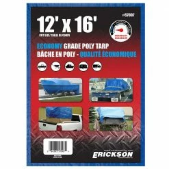 Hot Sale 😀 Erickson All Purpose Blue Economy Grade Tarp 🎁 -Farm & Ranch popular shop 1227913new