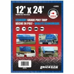 Hot Sale 😀 Erickson All Purpose Blue Economy Grade Tarp 🎁 -Farm & Ranch popular shop 5380217new