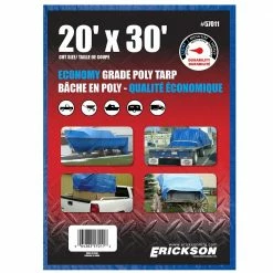 Hot Sale 😀 Erickson All Purpose Blue Economy Grade Tarp 🎁 -Farm & Ranch popular shop 5380233new