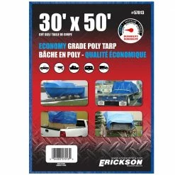 Hot Sale 😀 Erickson All Purpose Blue Economy Grade Tarp 🎁 -Farm & Ranch popular shop 5380241new