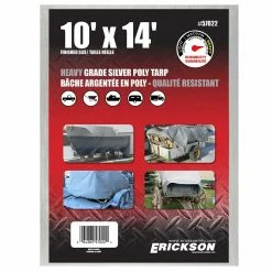 Discount 🎉 Erickson Heavy Duty Silver Poly Tarp 🥰 -Farm & Ranch popular shop 7302988new 1